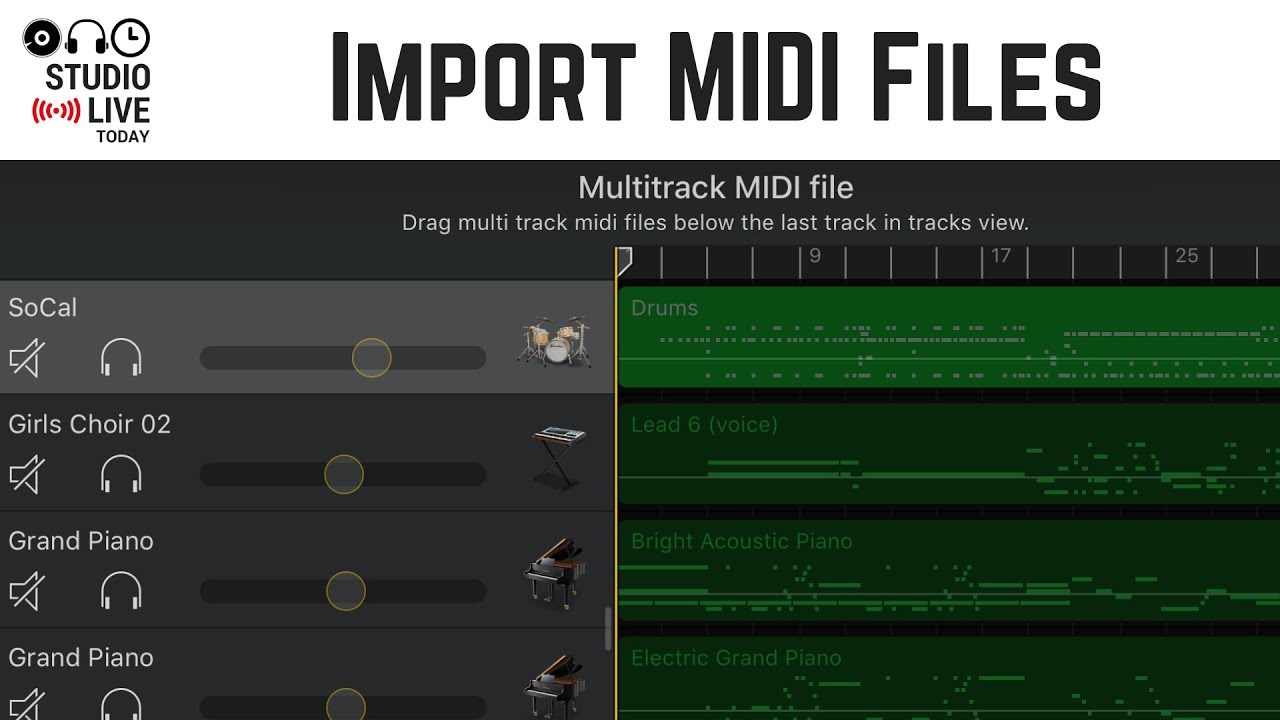 How to import files into garageband on ipad mac
